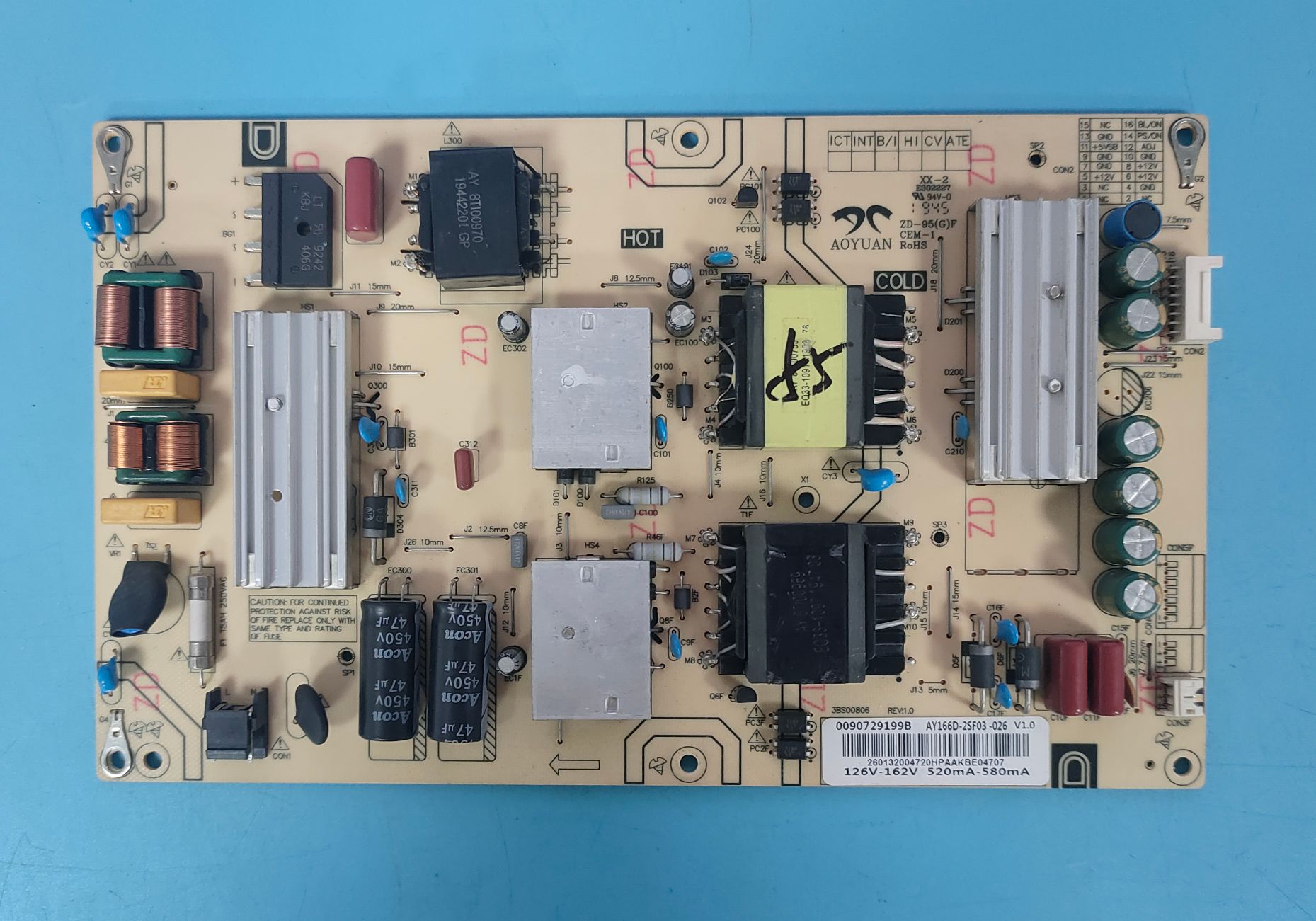 适海尔55寸55T7155H81电源板