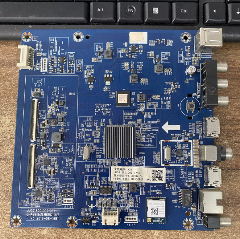 长虹55U1电视机主板JUC7.820.002