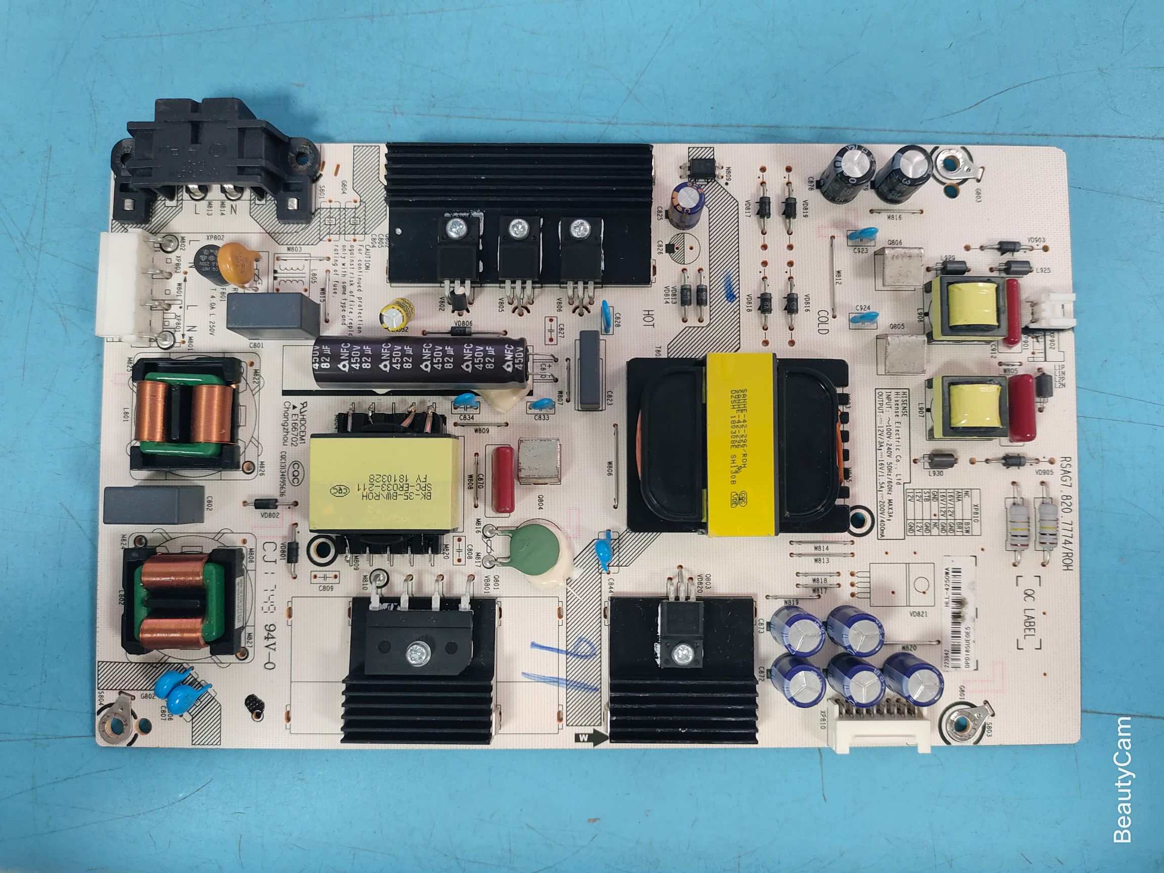 原装海信LED49EC500U电源板