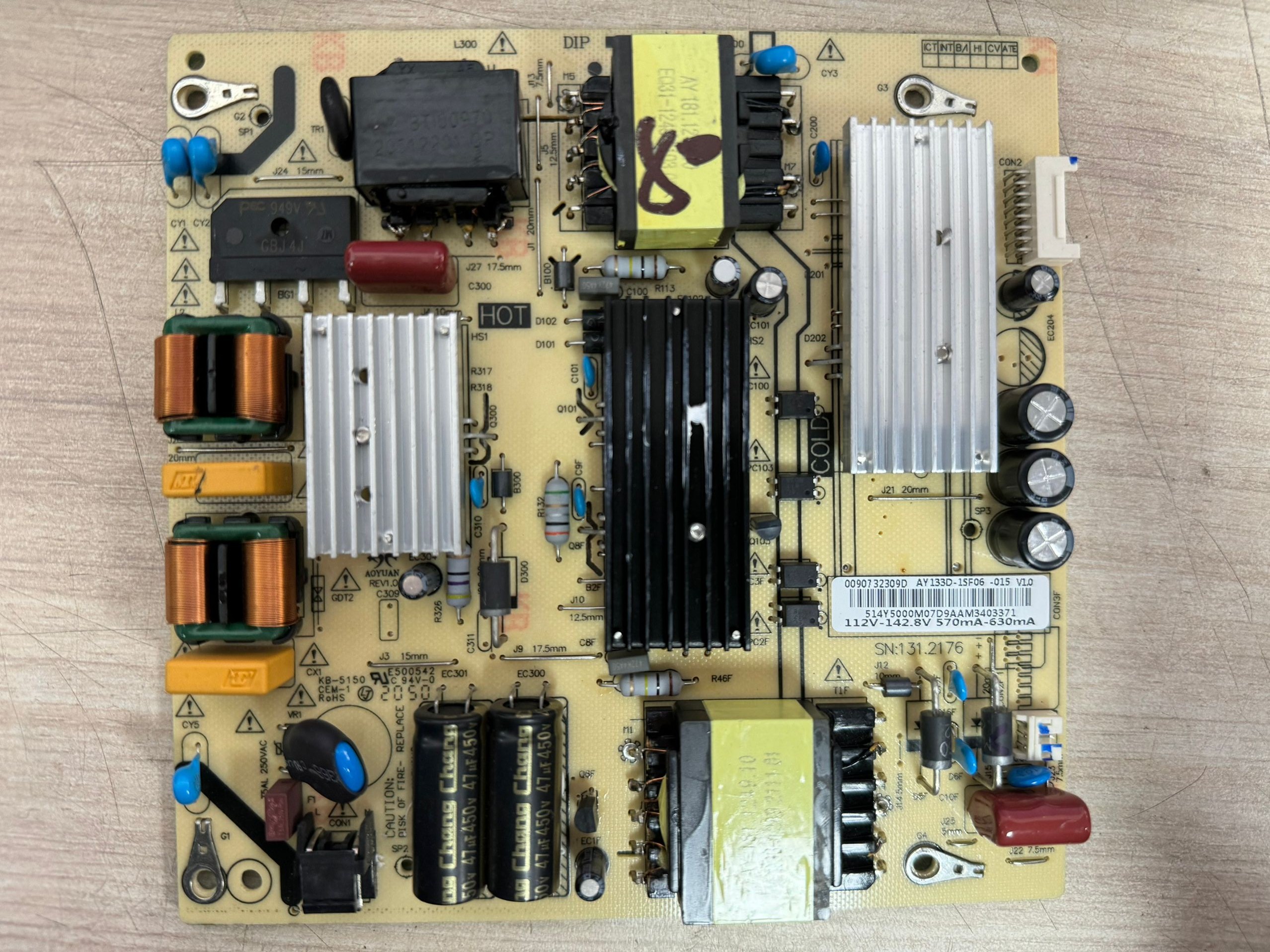 现货原装海尔55U355R3Y电源板