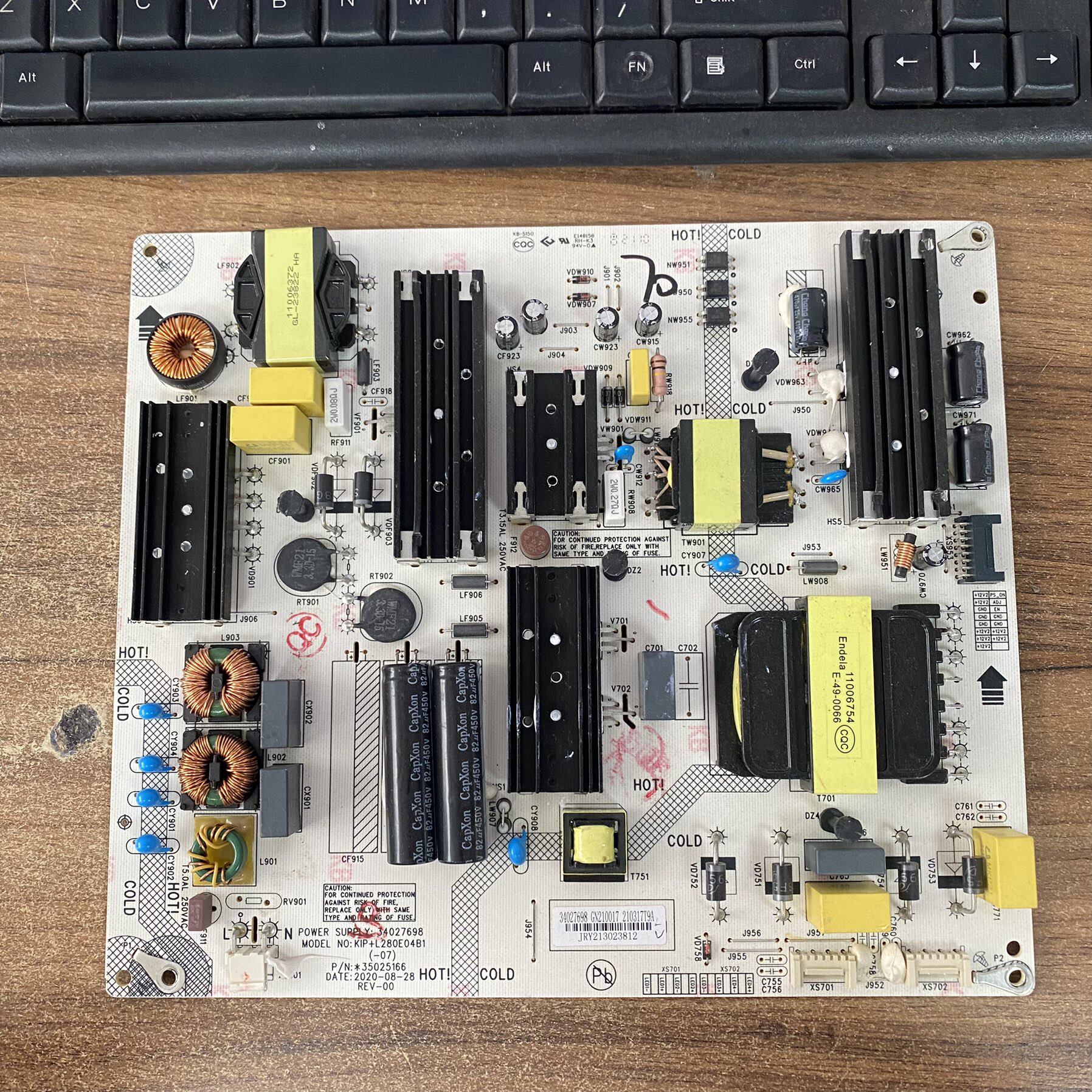 康佳LED70U5电源板35025166340