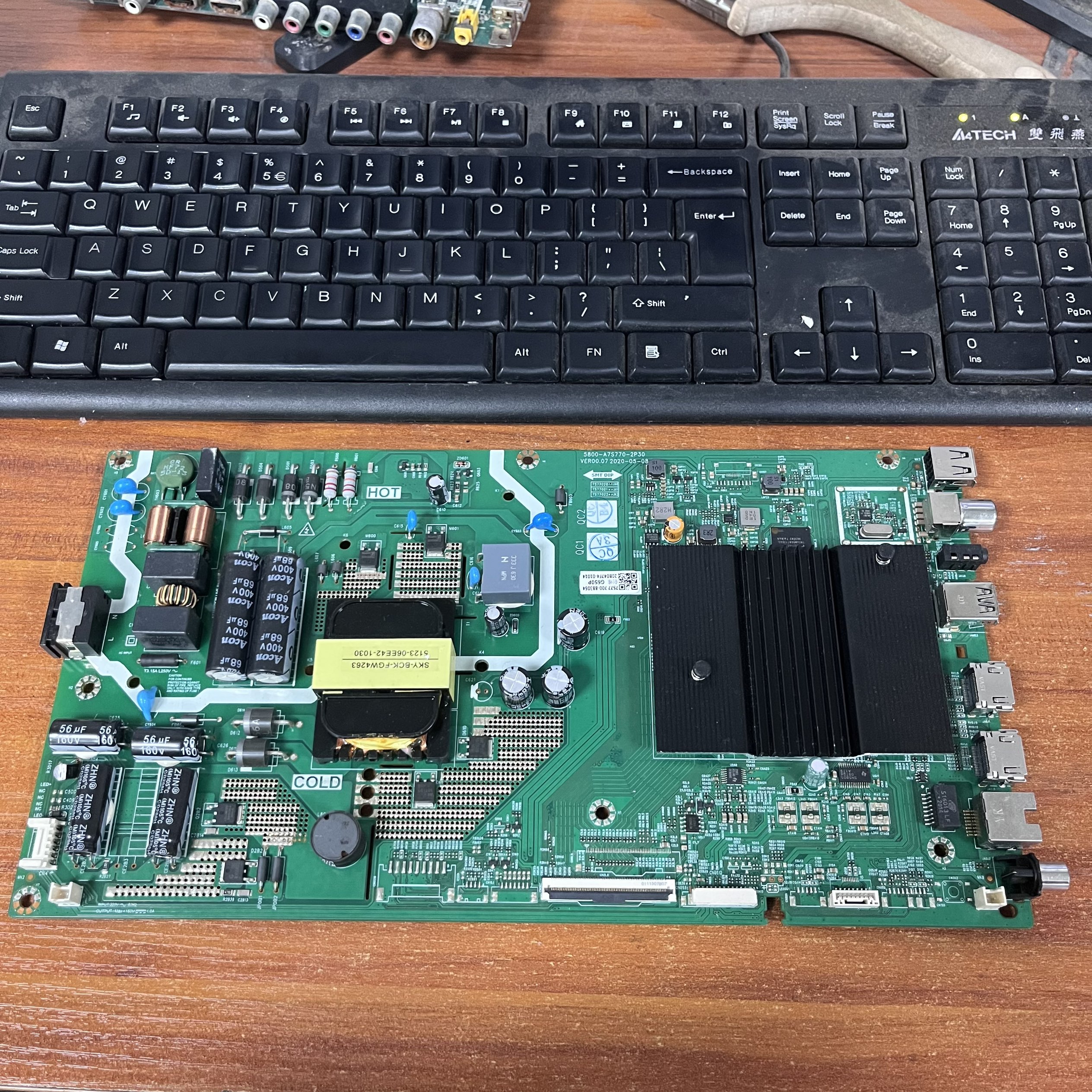 拆机原装创维55G650主板5800-A7