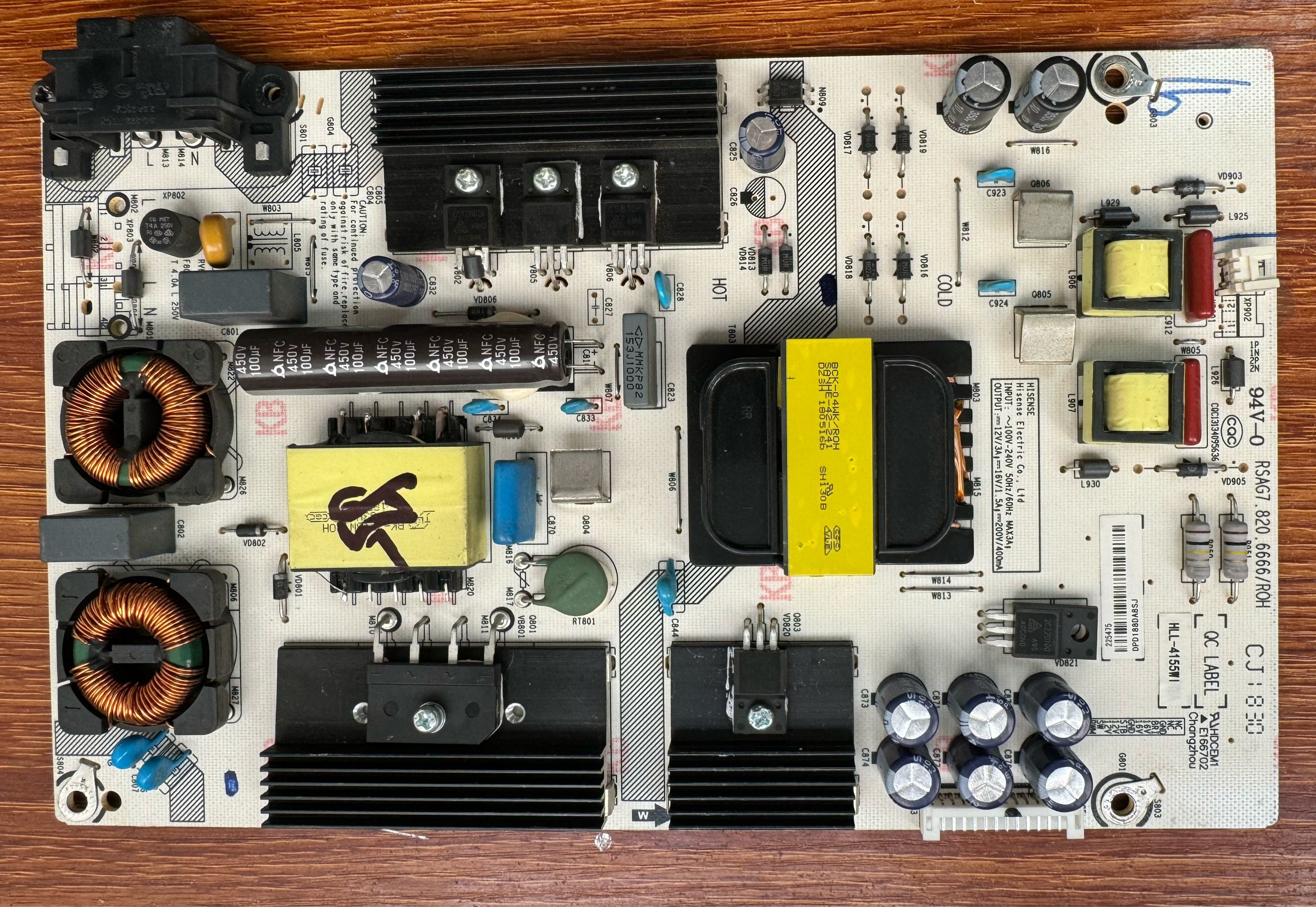 现货海信LED55EC500U电源板