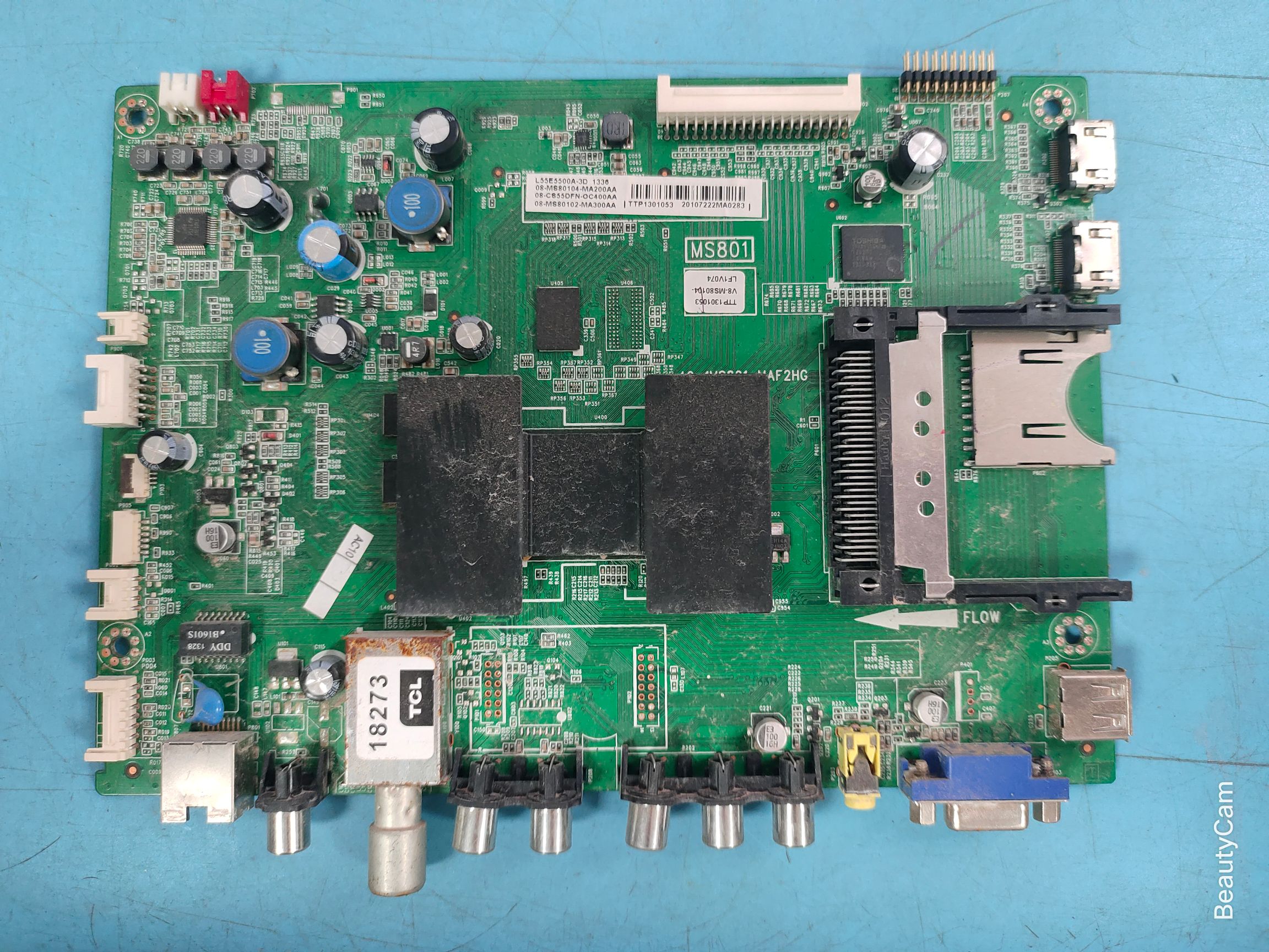 原装TCLL55F3500A-3D主板