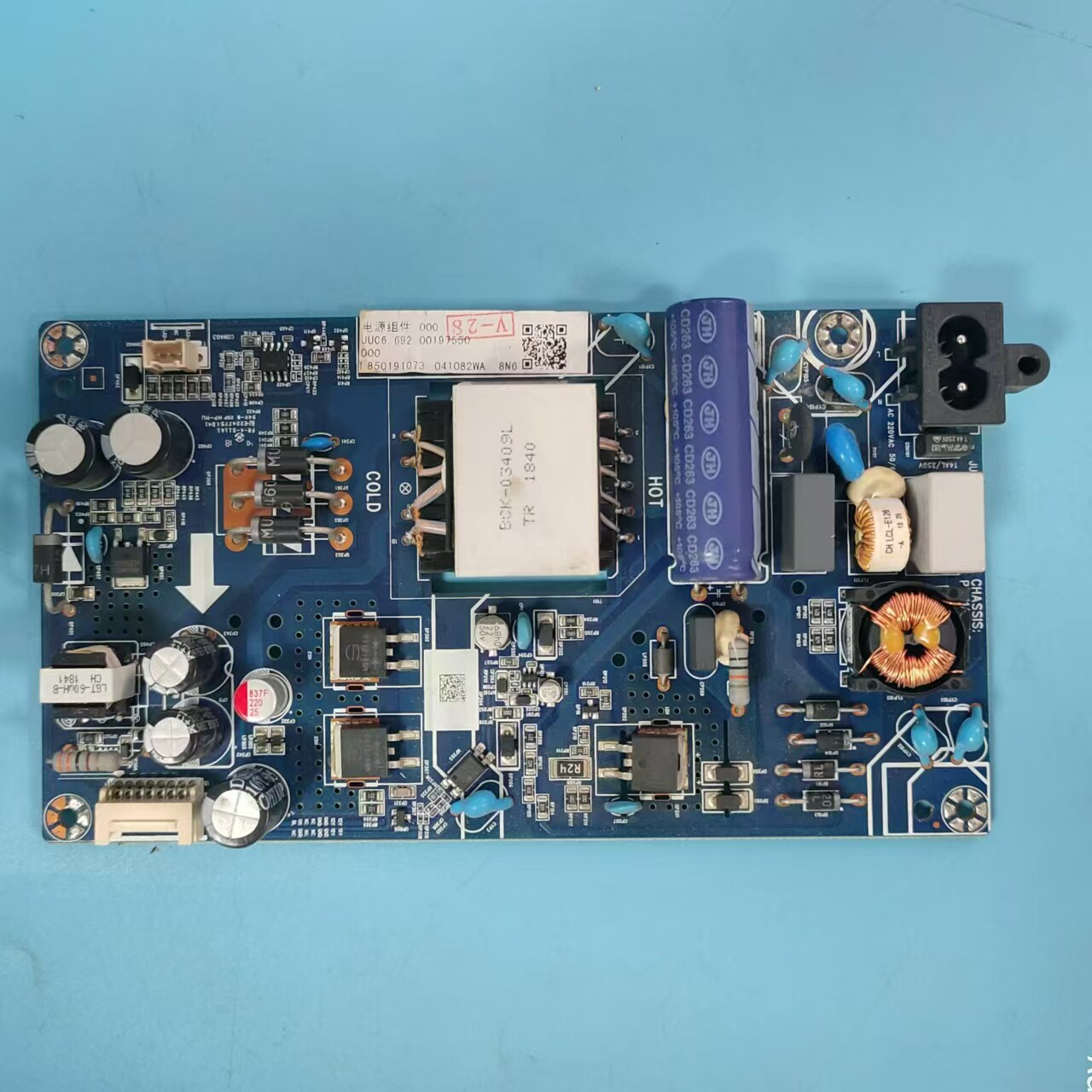 长虹49D2P 49D3S 49U1 49A9U液晶电源板JUC7.820.00194091测试好
