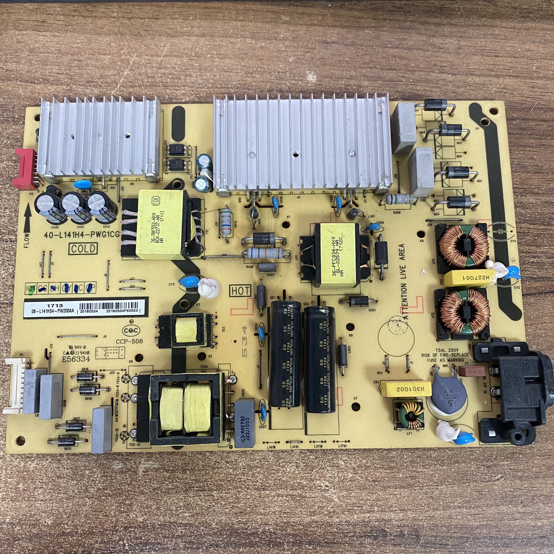 TCLL55C2电源板40-L141H4-PWG