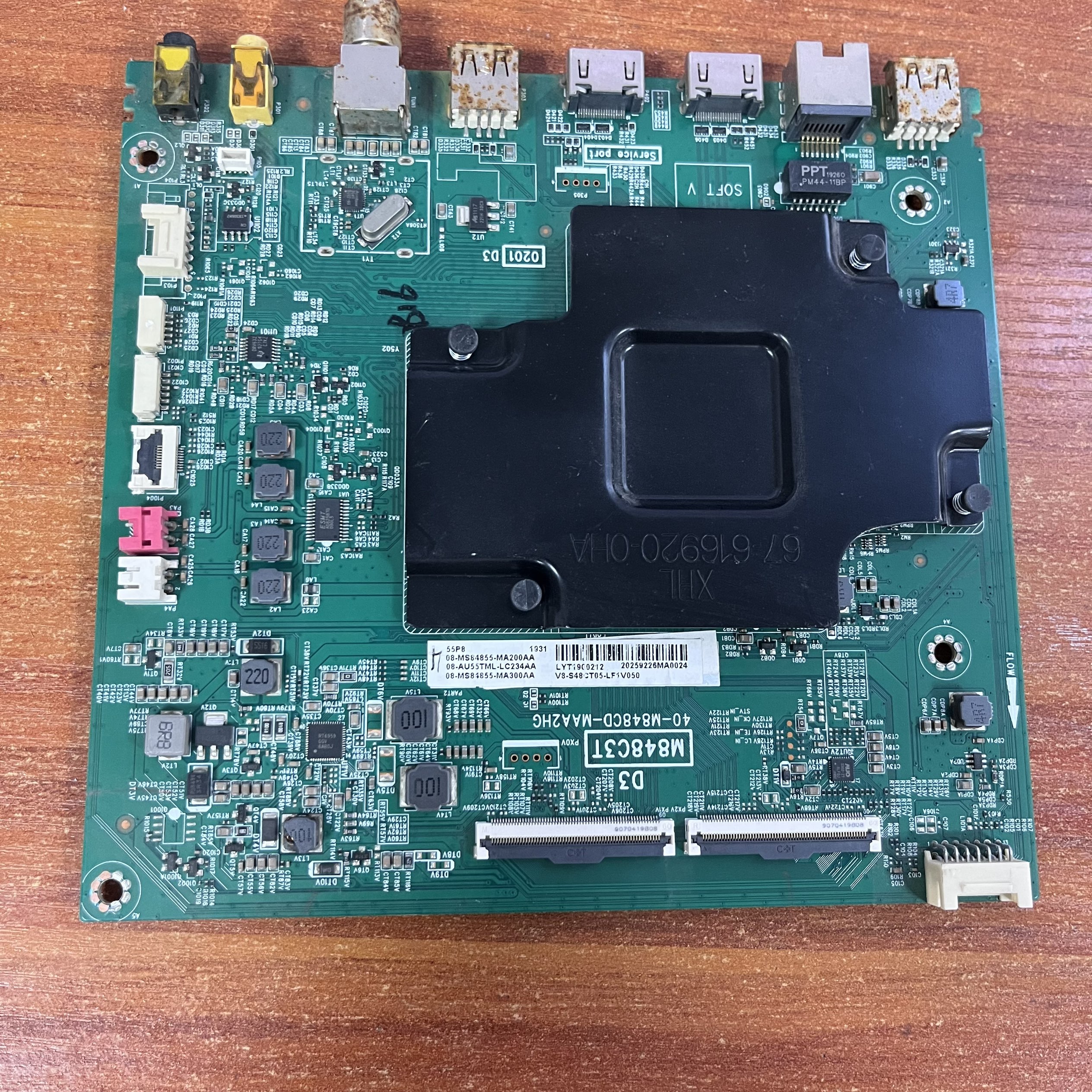 原装55P8电视主板40-M848CD-MA