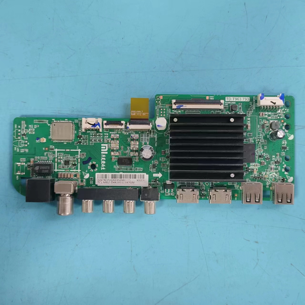 原装小米L55M7-EA主板实物图