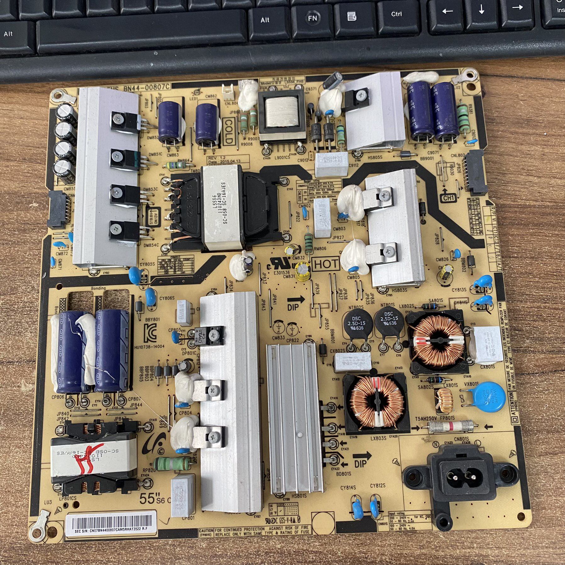 三星UA55KU6880JXXZ液晶电视机电源板BN44-00807C现货测好发货 华 - 实物图