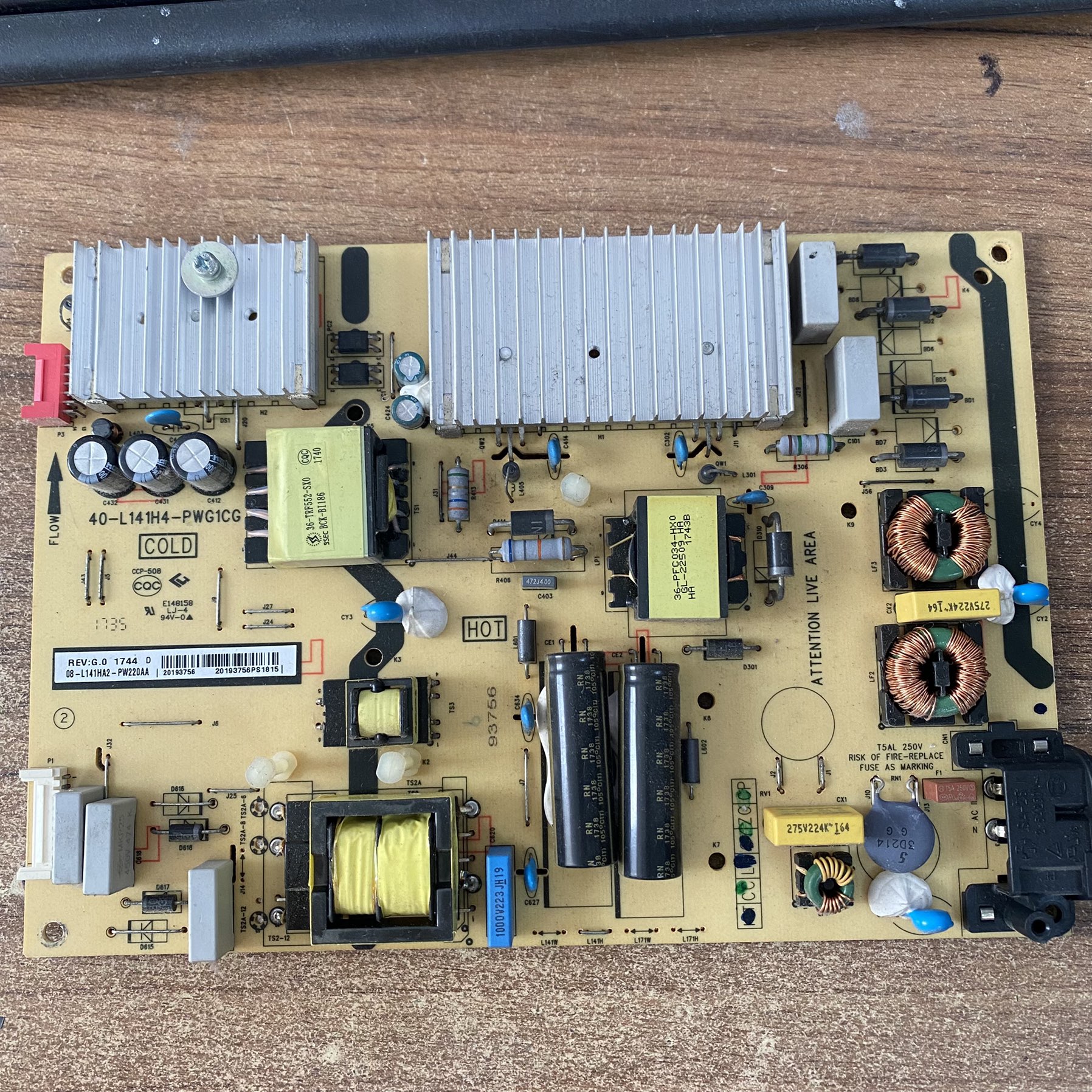 原装TCLD55A620U电源板