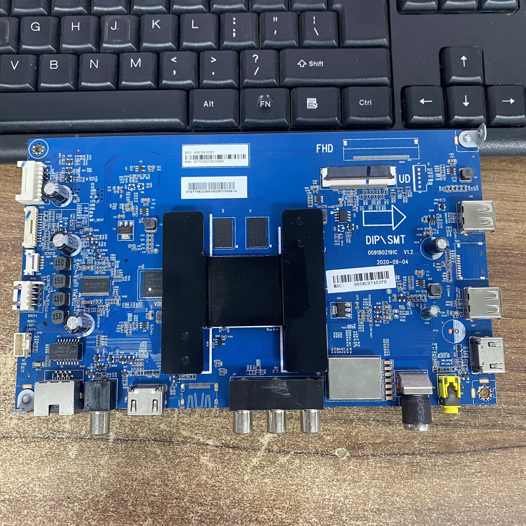 原装海尔H50E17液晶主板00918021