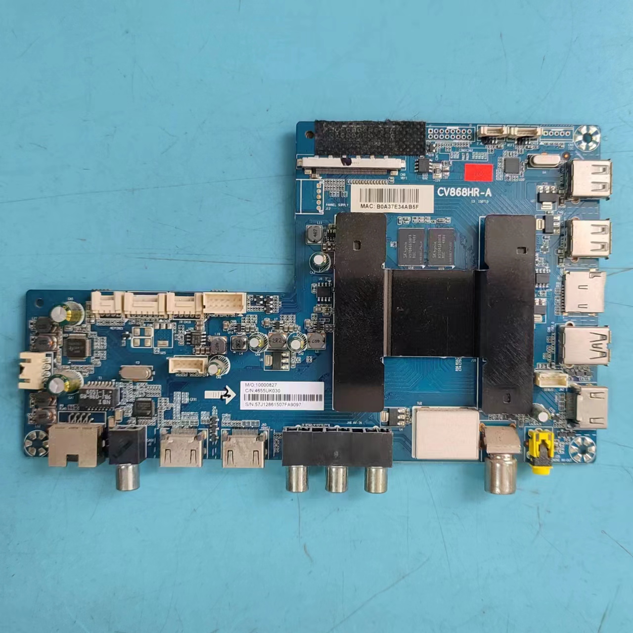 原装海尔LS55G51N主板实物图