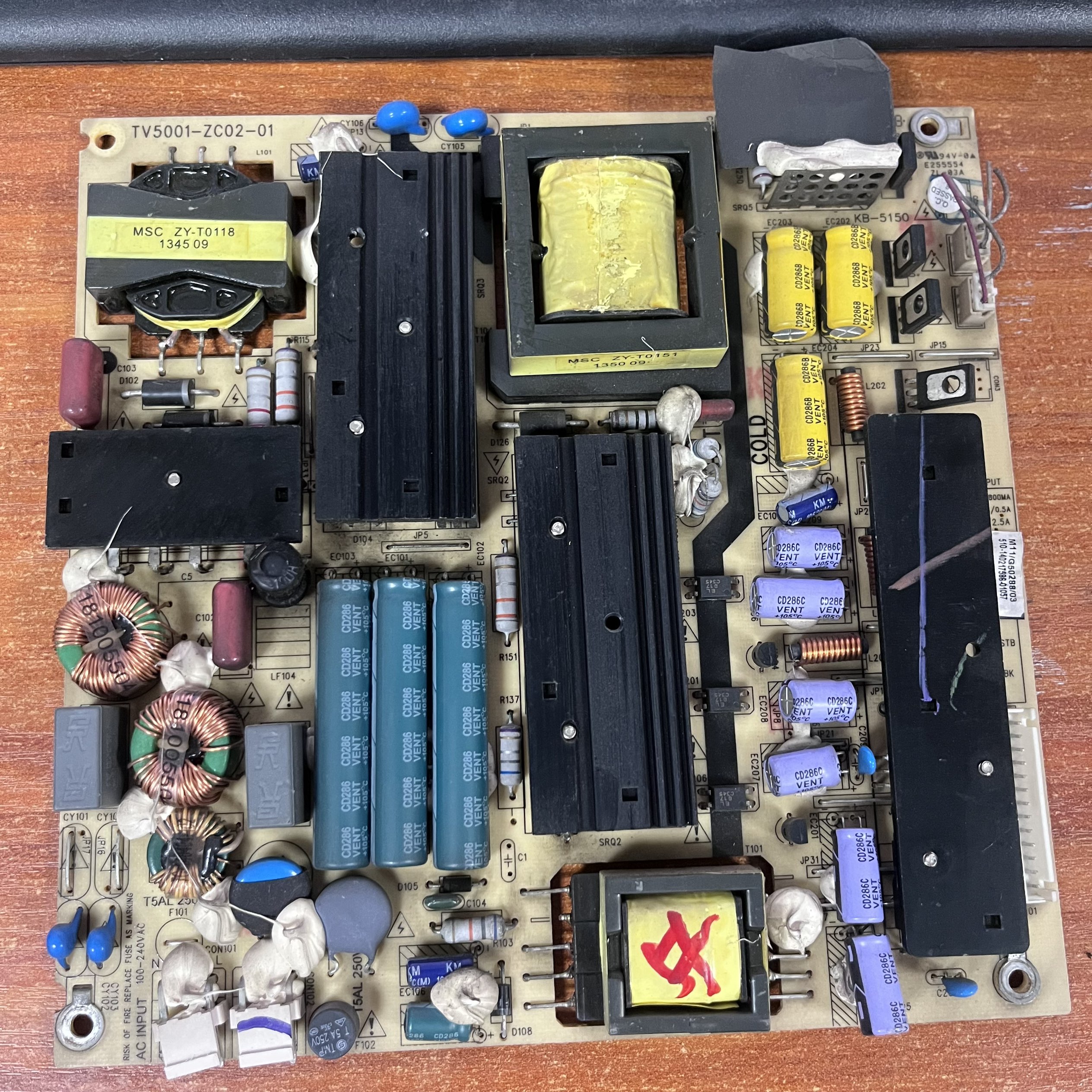 原装海尔LD55U3300LE55G3000