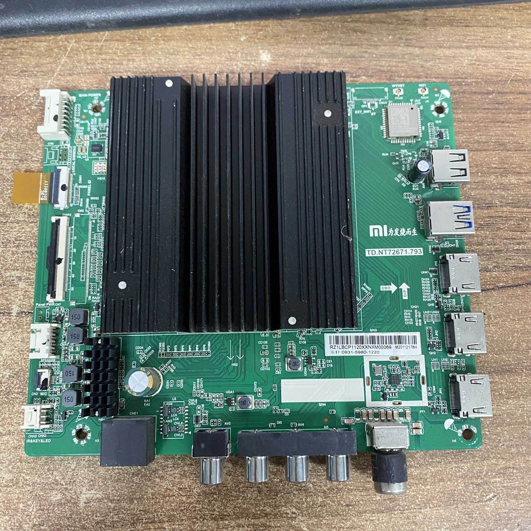 红米L65M5-PKRK电视主板TD.NT7