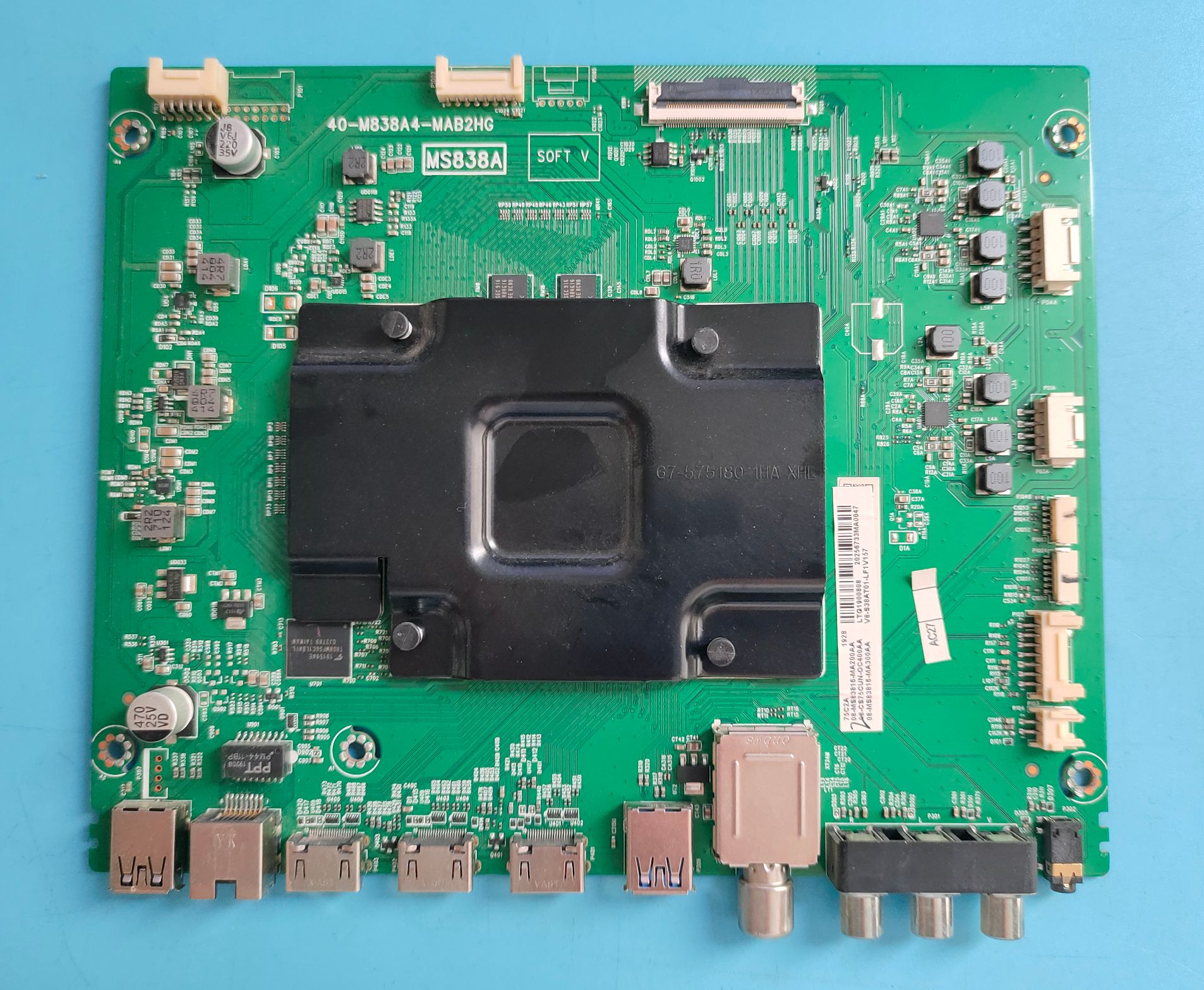 适TCL75寸75C2A电视机主板