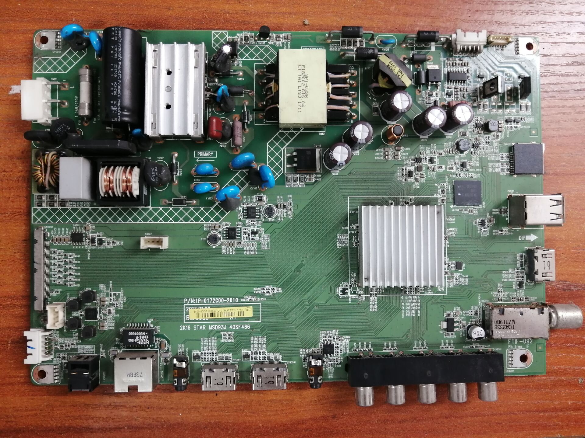 原装夏普 LCD-40SF468A-BK主板 1P-0172C00-2010配屏 S400DHB-2