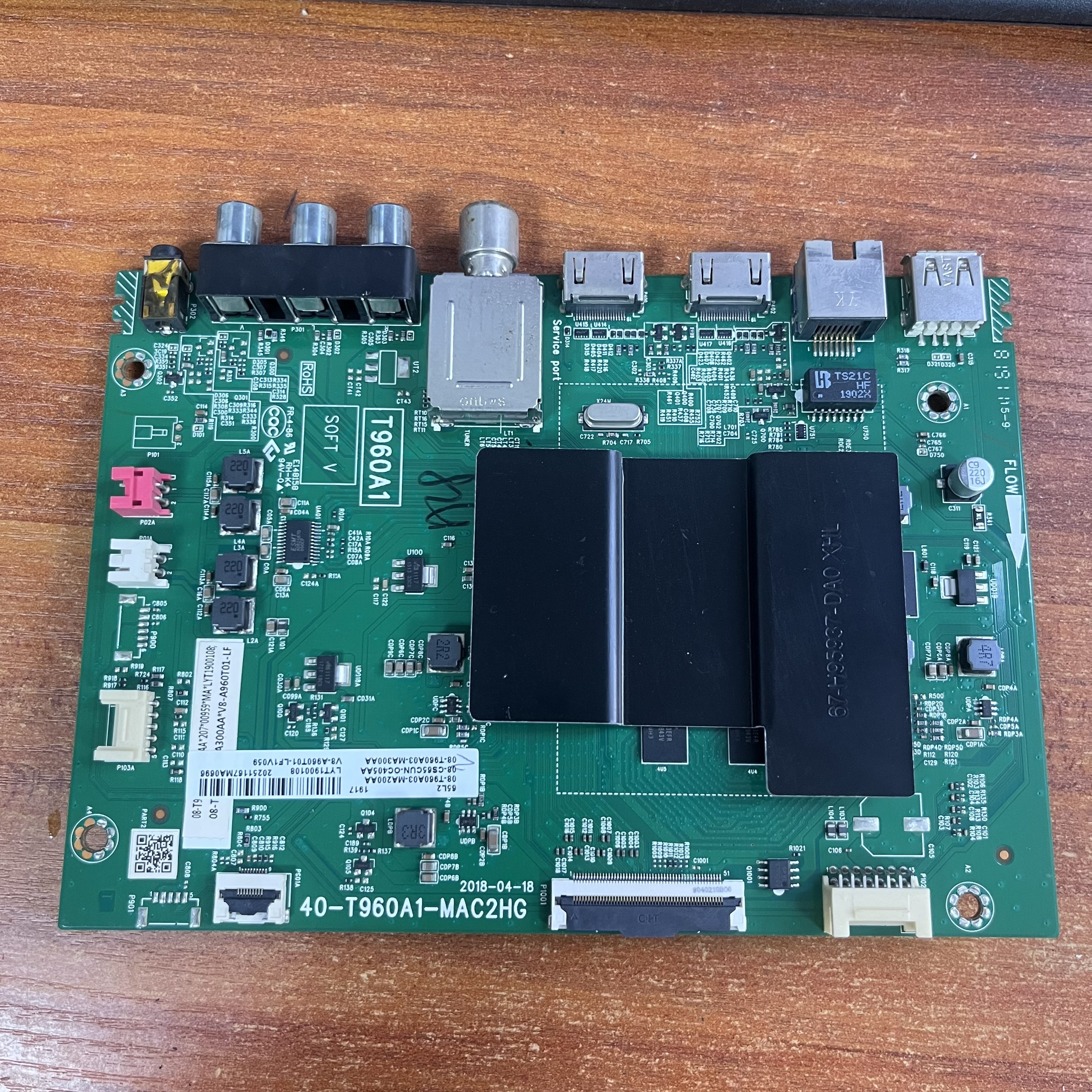 原装TCL65L2主板40-T960A1-MAC