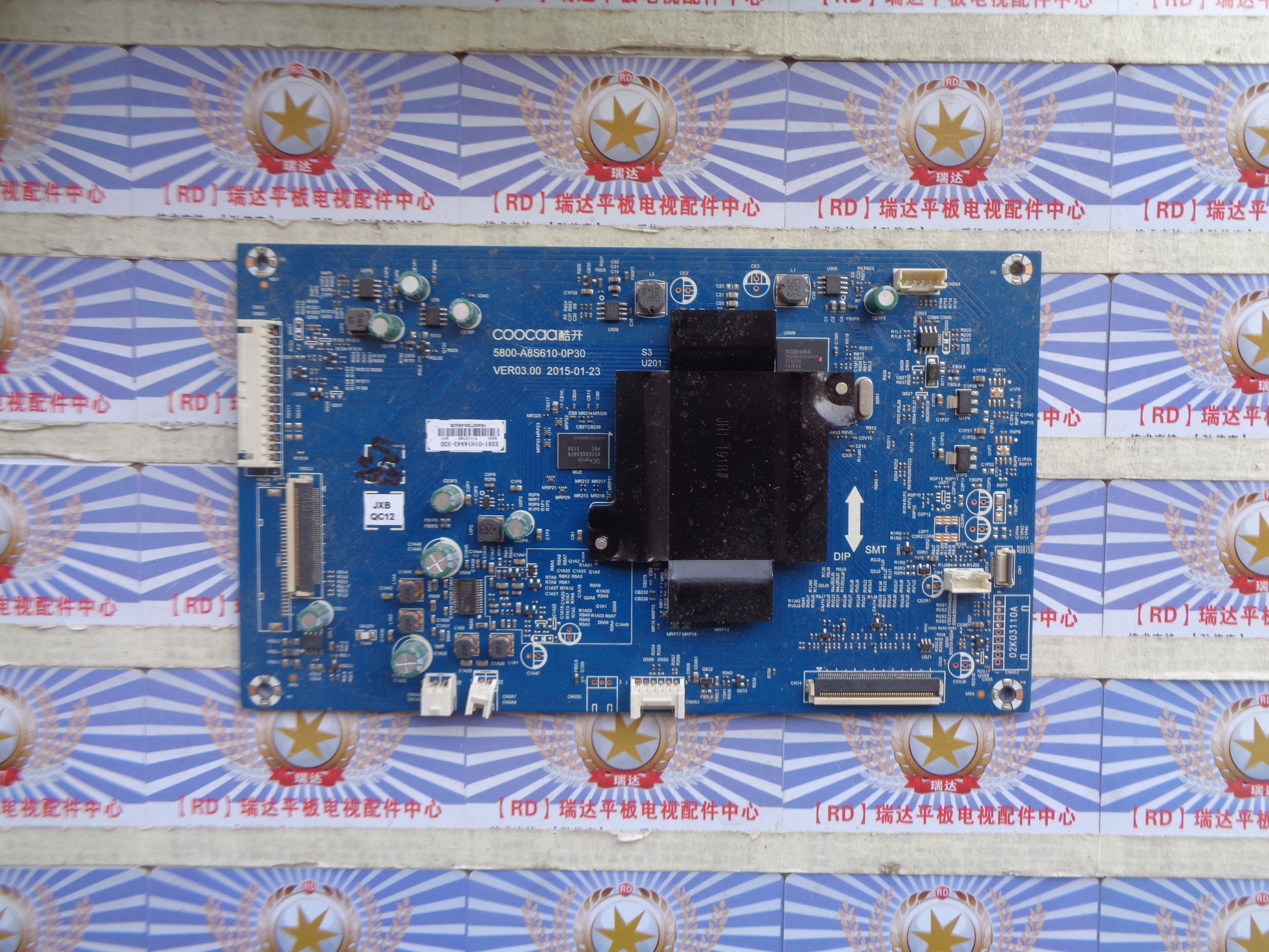 A原装酷开A43主板 5800-A8S610-0P30屏REL430FY (CD0-000)