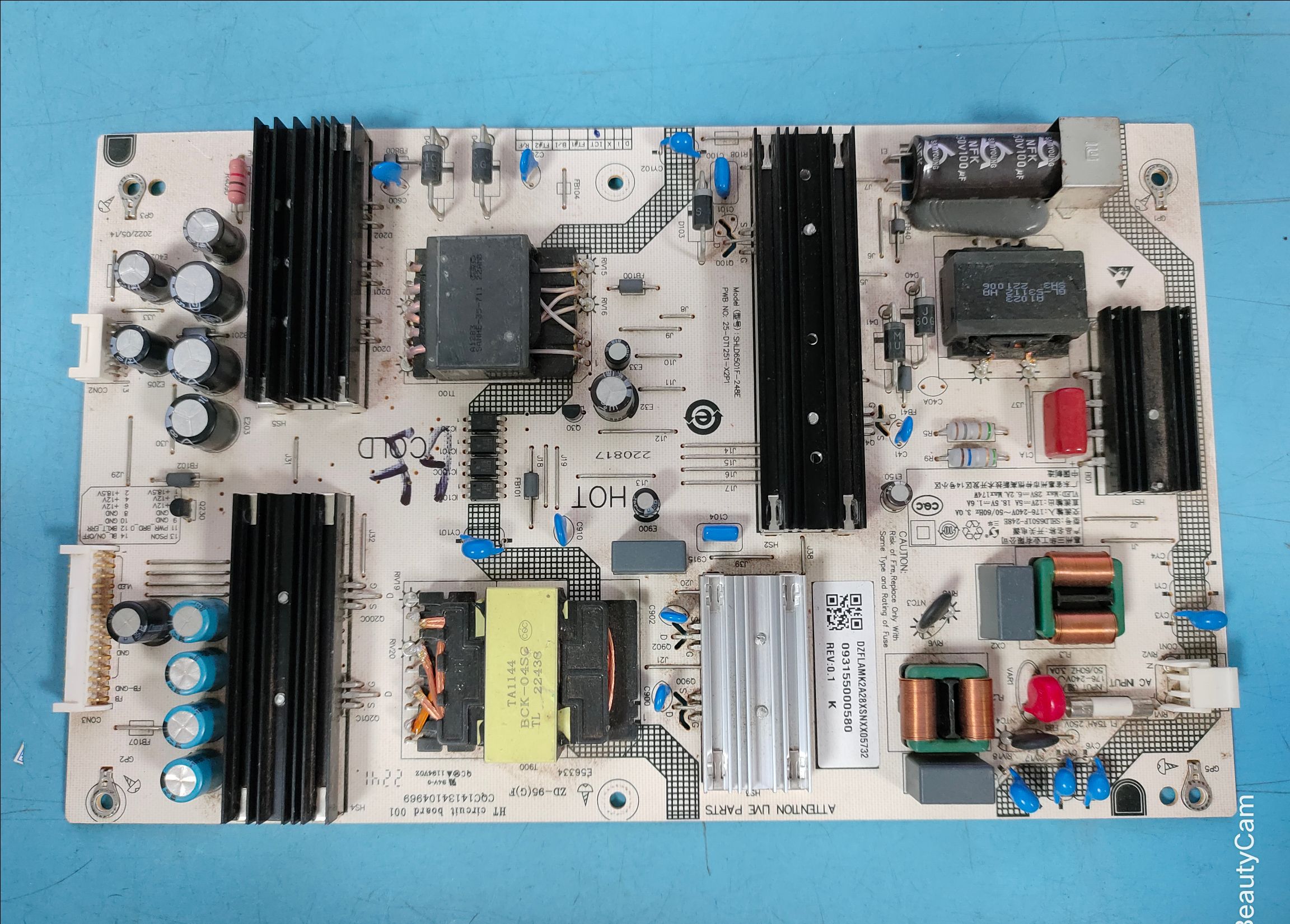原装小米L65M9-SP电视电源板