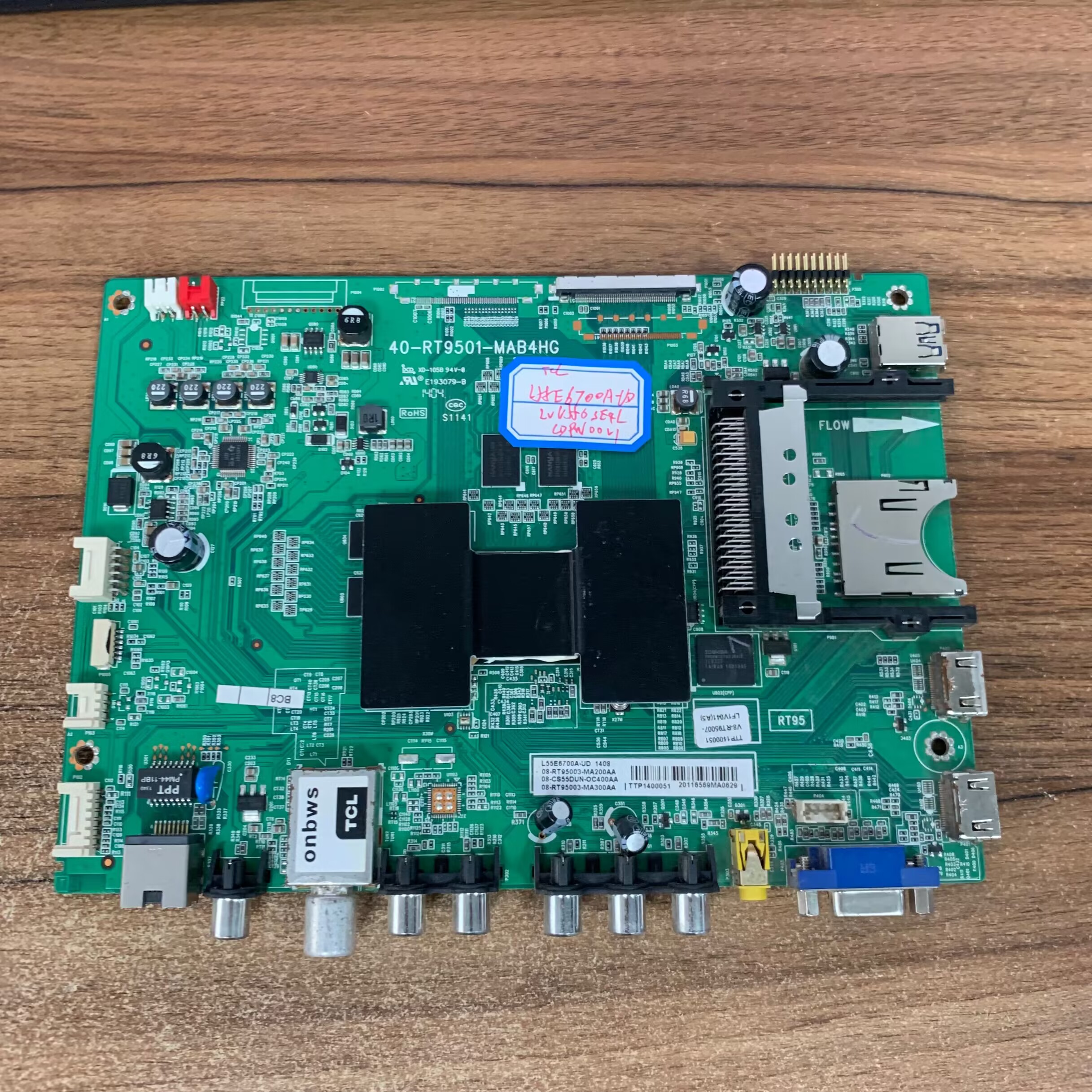 原装TCLL55E6700-UD主板