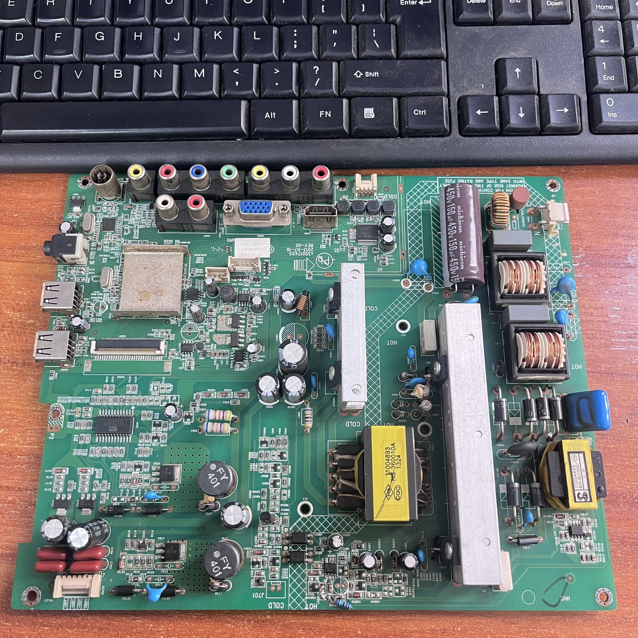 适用原装康佳LED40F3800CF电视 主板35017455屏389YT 测好实图 啊 - 实物图