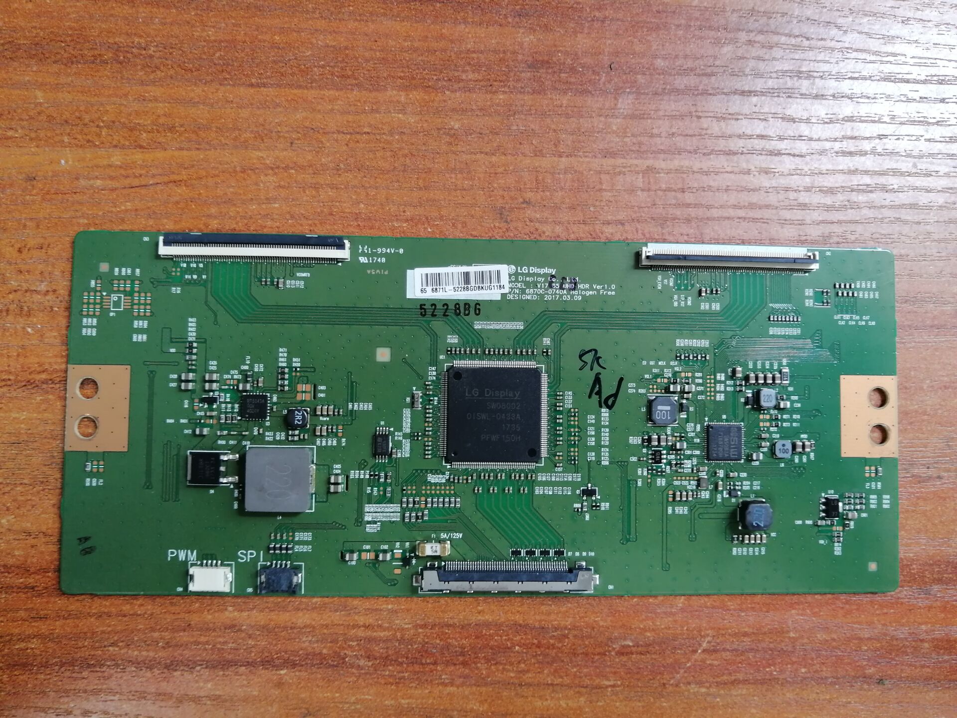 创维65G6逻辑板6870C-074