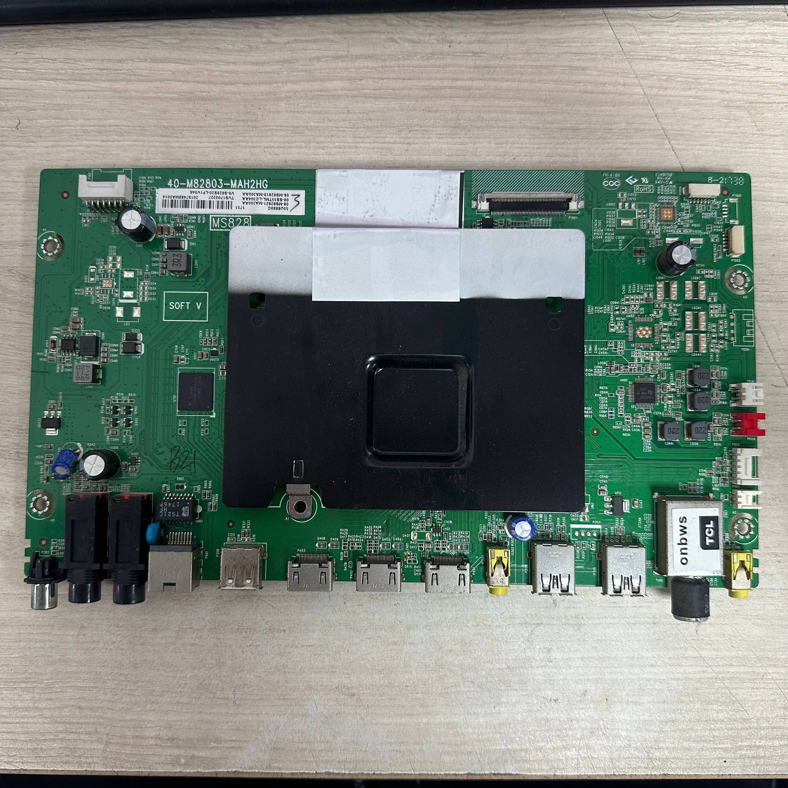 主板40-M82803-MAF2屏LVU550SD1L