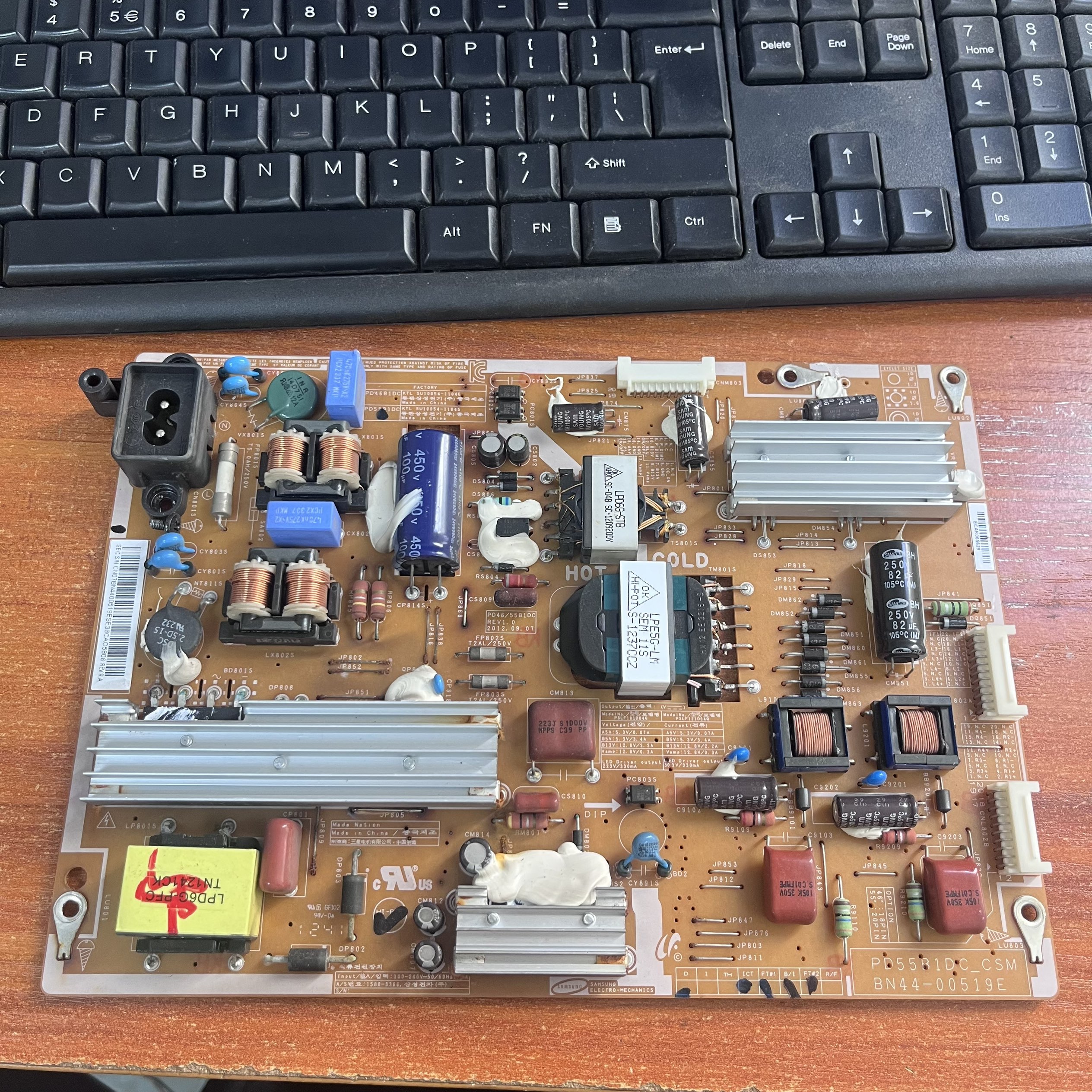 原装三星UA55ES6100J电源板PD55