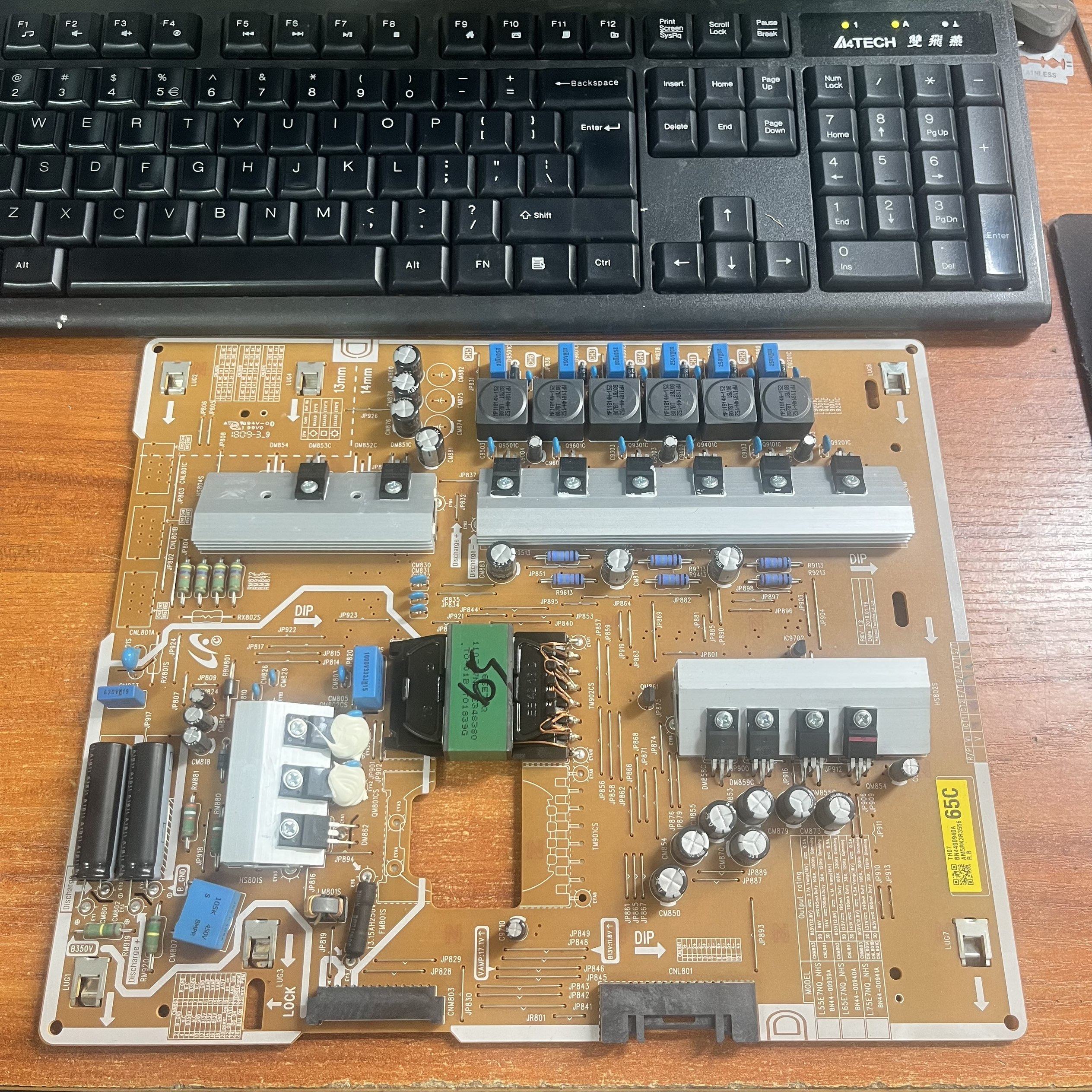 原装三星65Q7F QA65Q7FNAJXXZ电源板BN44-00940A L65E7NQ_NHS啊 - 实物图