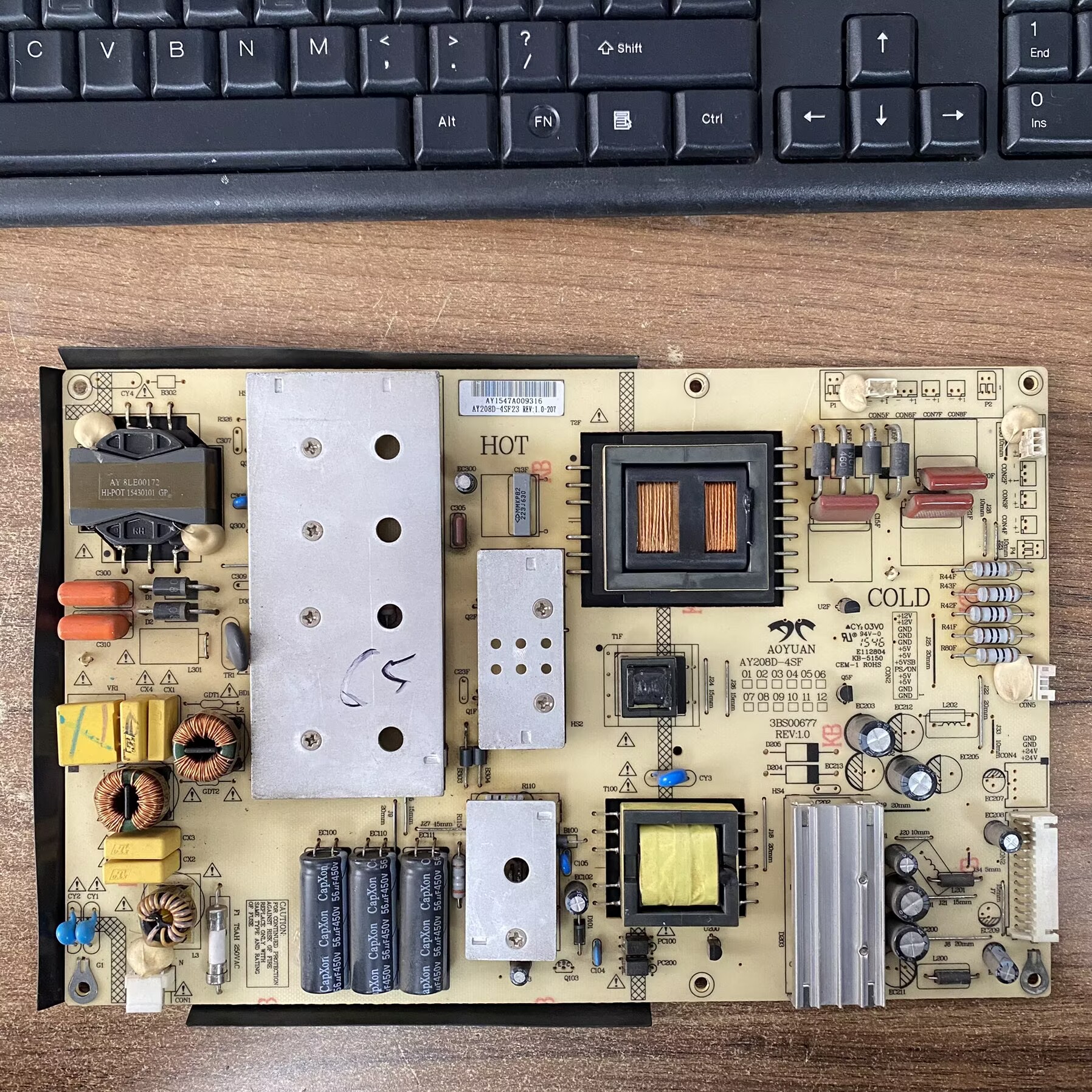 康佳LED65S1电源板AY208D-4SF4