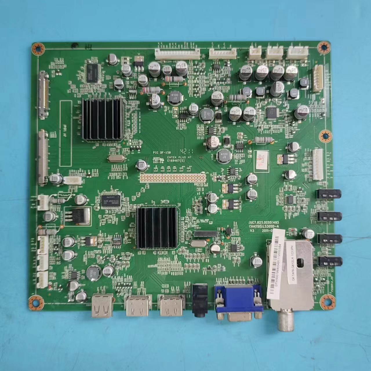 原装长虹3D43A9000I主板实物图