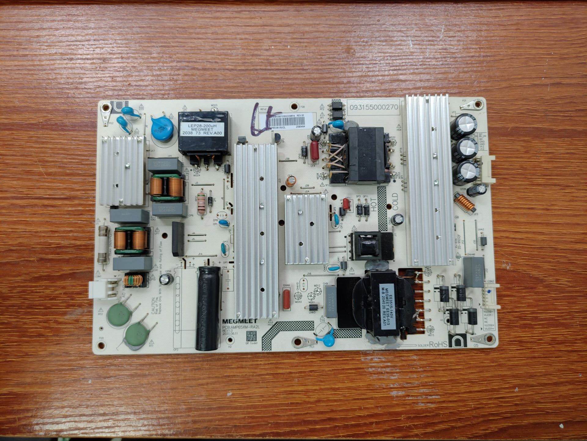 测好原装红米L65R6-A电源板