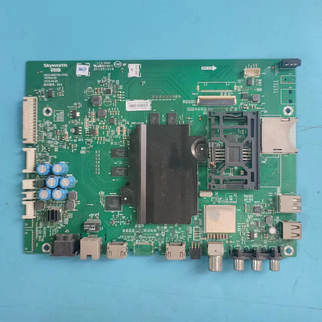 原装创维55E6200主板实物图