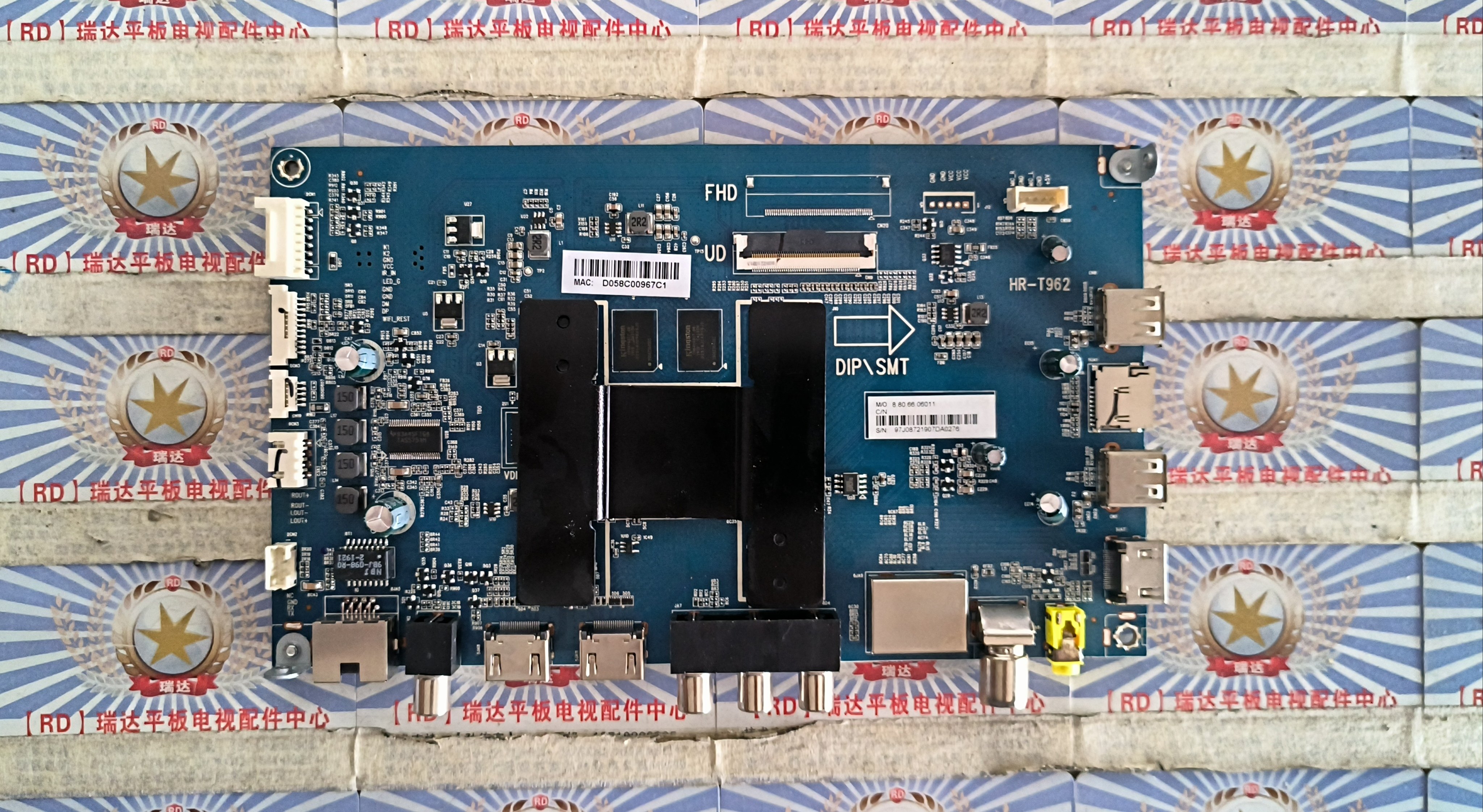 AA海尔LS50H710N主板HR-T962 0091802191屏CC495PU1L01 LS50H710N - 实物图