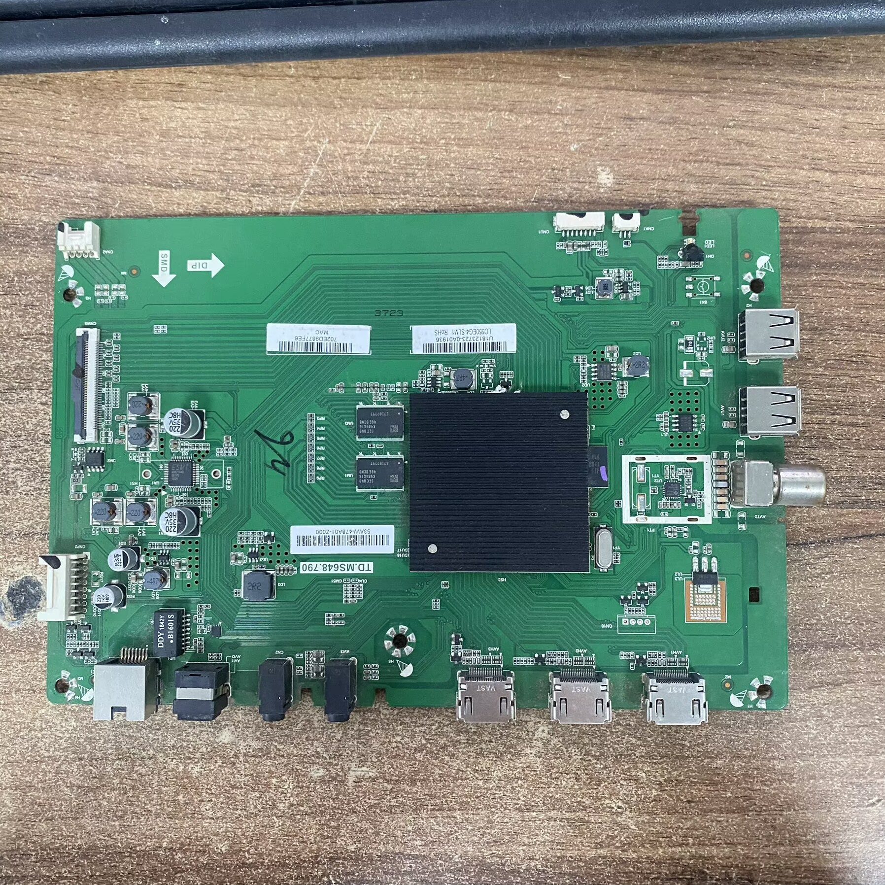 PPTVPTV-55EU2主板TD.MS648.790