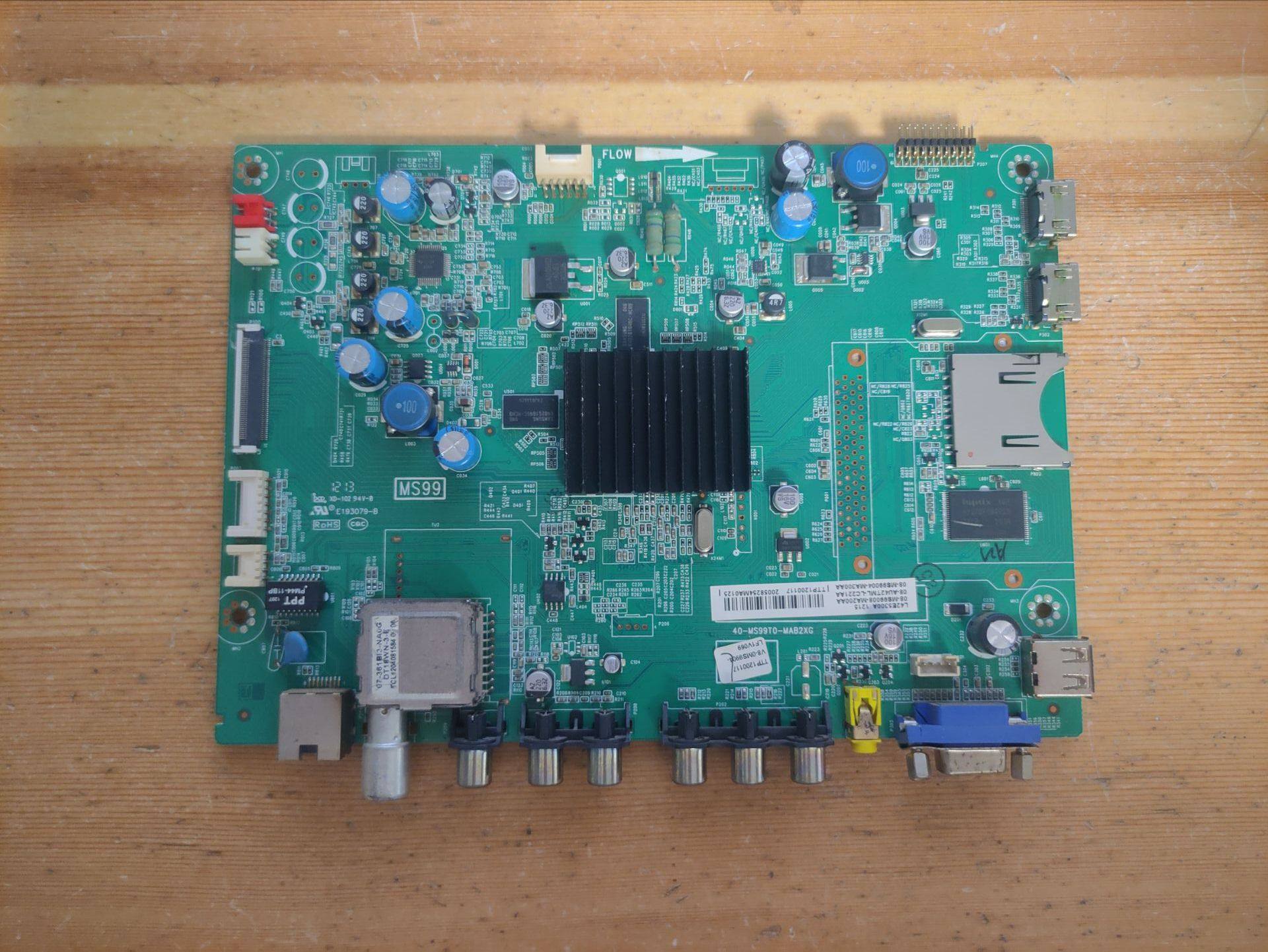原装TCLL42E5300A主板40-MS99T0