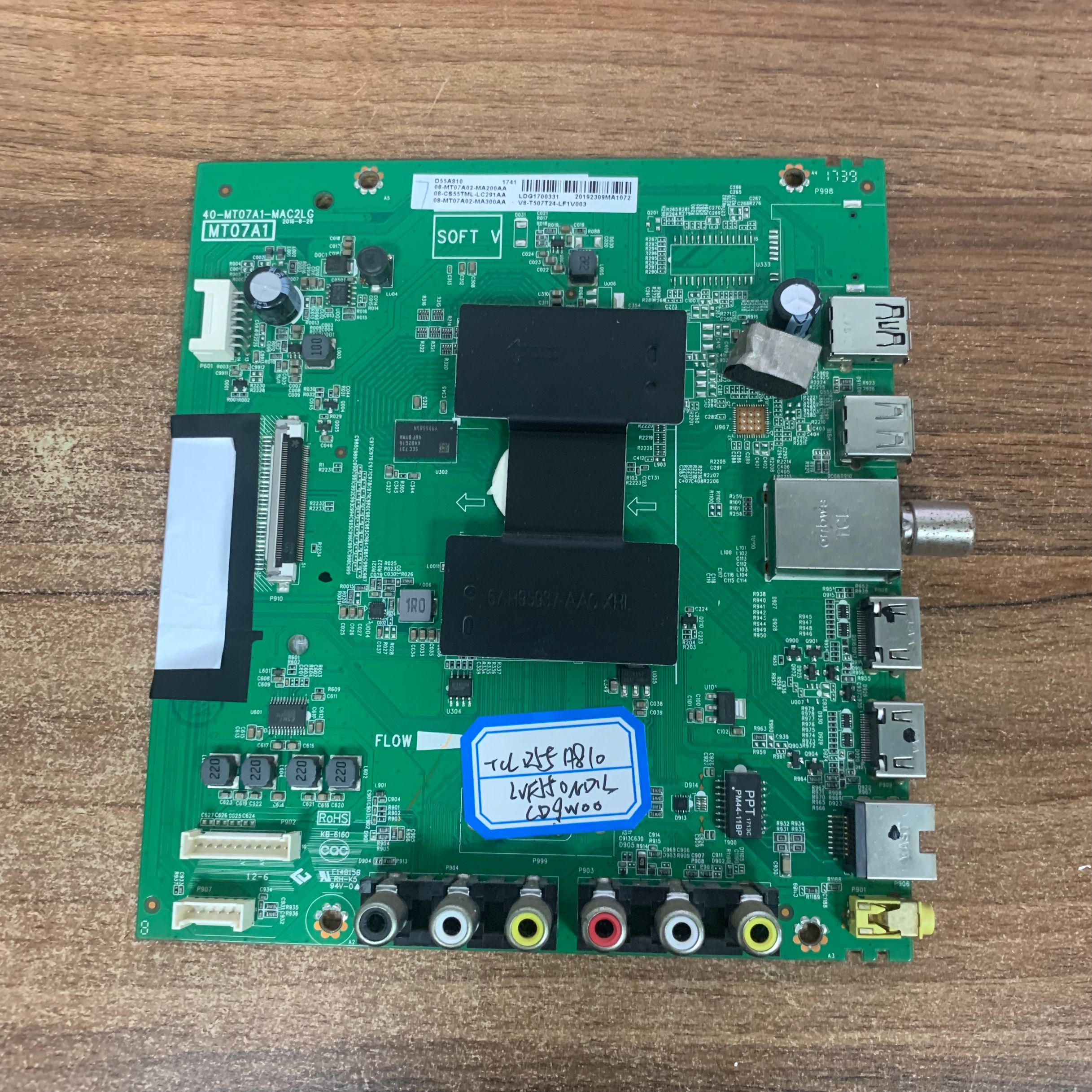 原装TCLD55A810主板