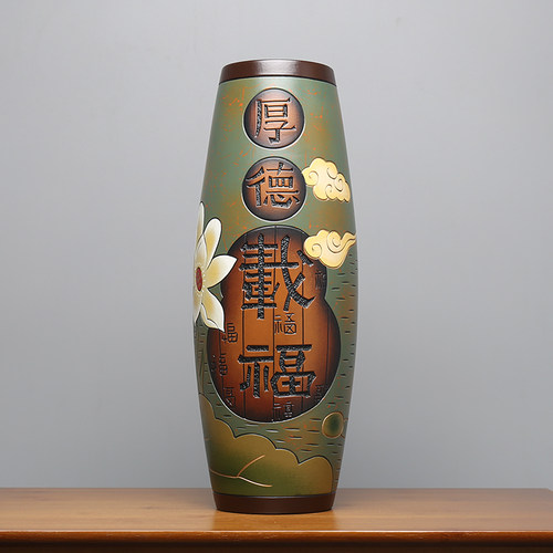 新中式陶瓷老板办公室摆件博古架隔断装饰品创意玄关书柜小工艺品 - 封面
