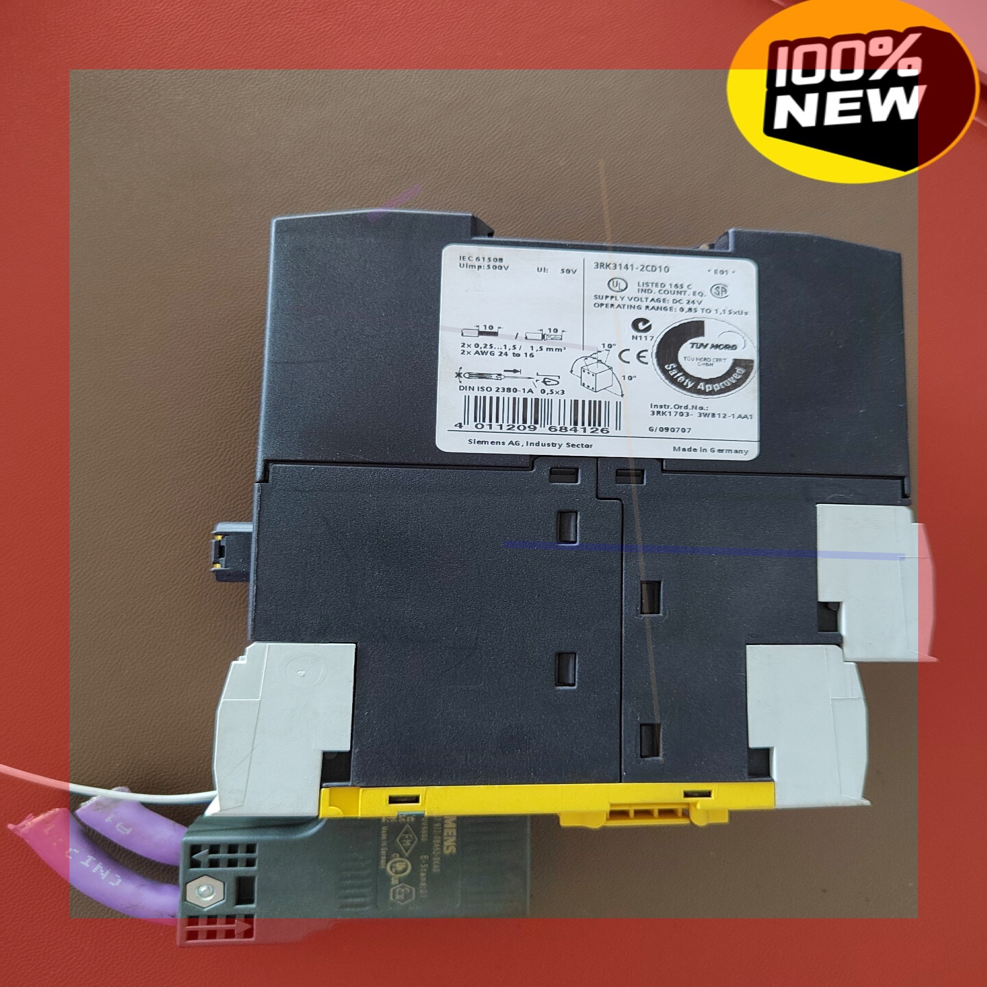 询价!西门子3RK3141-2CD10安全继电器模块