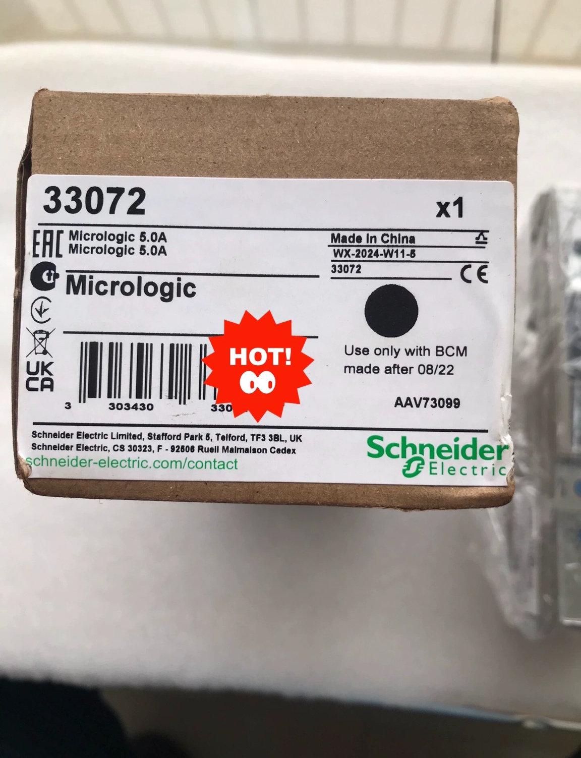 SCHNEIDER Micrologic 5.0A,33072