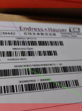 询价!E+H多参数测量,四线制变送器.CM442-3PQ7/0.
