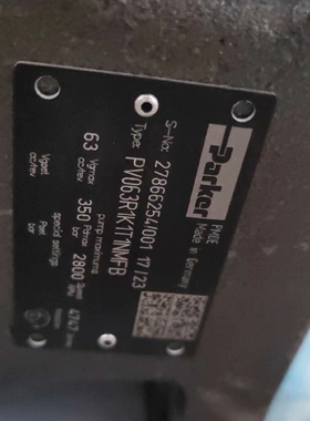 议价！ 派克PV063R1K1T1NMFB5830，PV028R1K1T1NMMCX5830柱塞泵