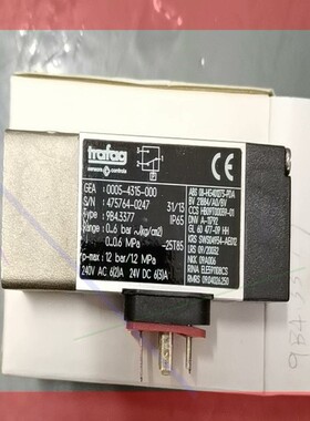 询价！Trafag压力开关9B4.3377.0…6bar  0005-4315-000