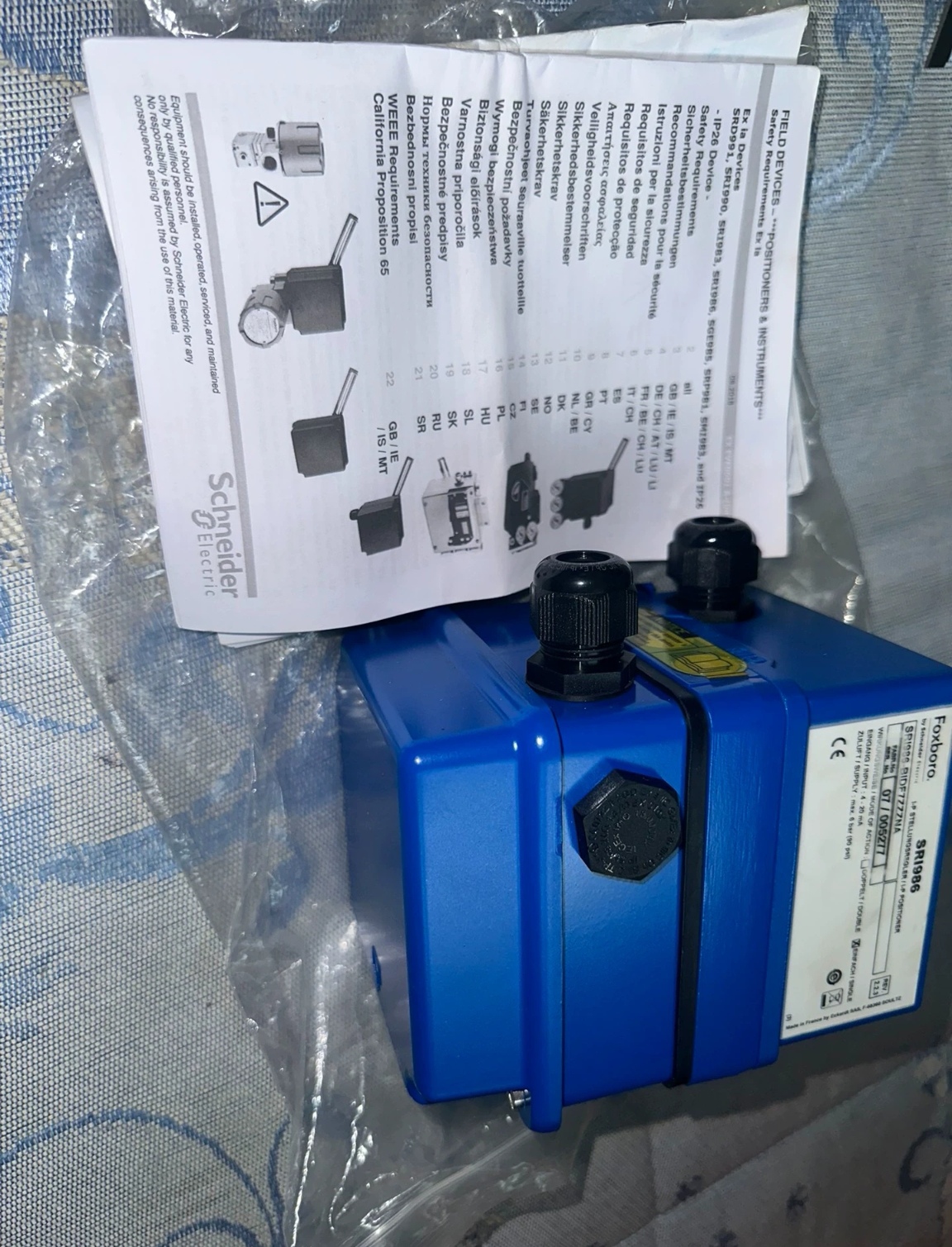 阀门定位器SRI986-BIDF7ZZZNA