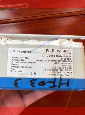 询价!Silikonfrei 德国 RENA  流量计,DE46L70040PNY3MWD0559