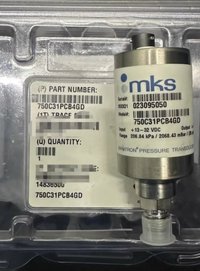 MKS真空压力计750C31PCB4GD ，测量范围206.84 kPa