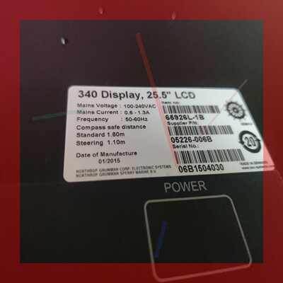 询价!ISIC 显示屏全新未用340 Display,25.5 1CD