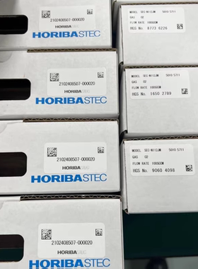 Horiba 质量流量计 SEC- N112JM，Ar 100CC,O2-100CC,O2-10CC