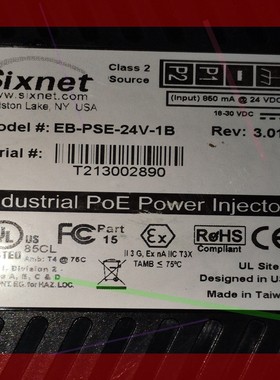 询价!Sixnet EB-PSE-24V-1B 电源模块