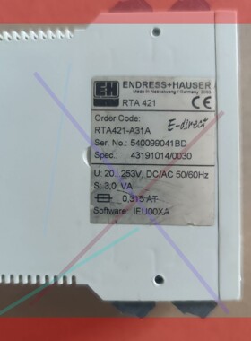 询价!E+H RTA421-A31A,RTA421-A32A